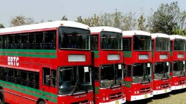 Bus service for DITF-2024 is launched by BRTC.