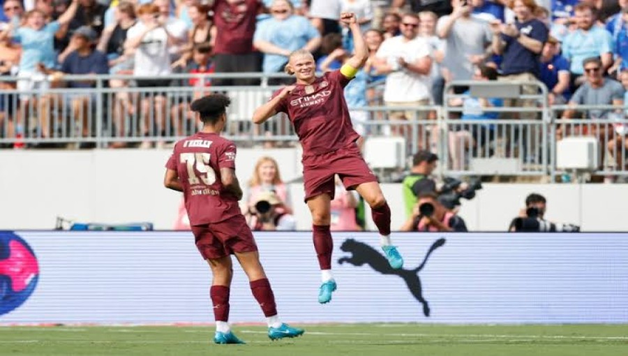 Erling Haaland Hat Trick Leads Manchester City Over Chelsea in Friendl