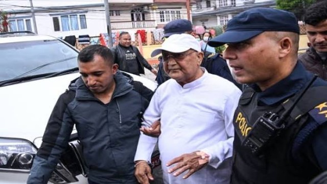 Nepal court extends detention of ex-PM Oli, home minister  
