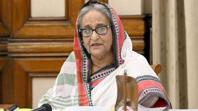 Sheikh Hasina, the prime minister of Bangladesh