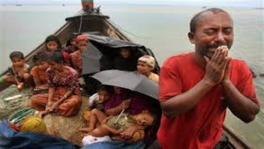 Rohingya are shedding tears and praying for the right to survive. Photo: Collected