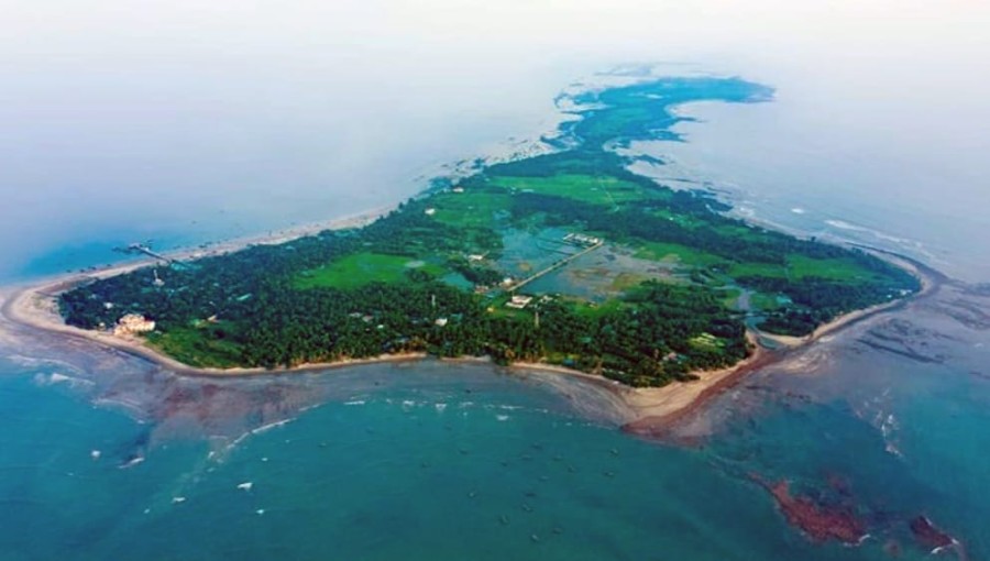 Saint Martin Island in Bangladesh.