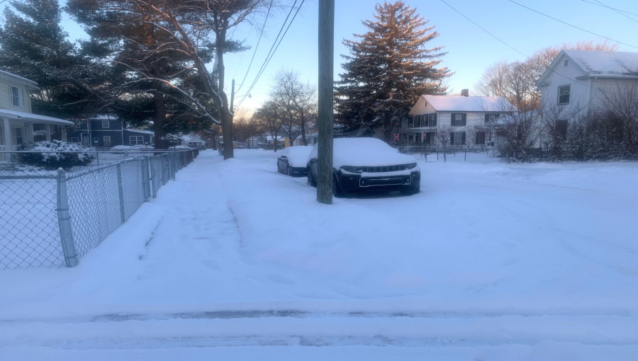 A Blanket of White: Michigan's Winter Morning