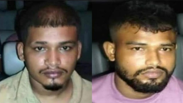 Two prime suspects in the brutal daylight murder of scrap dealer Lal Chand alias Sohag (39) in front of Mitford Hospital in Dhaka