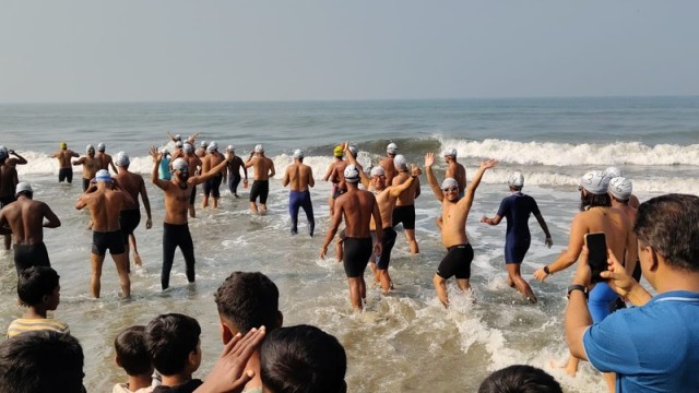 35 Swimmers Cross Bangla Channel from Teknaf to Saint Martin’s Island