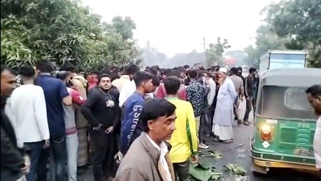 Father & Daughter Killed in Pabna as Truck Hits Motorcycle; 2 Others Injured