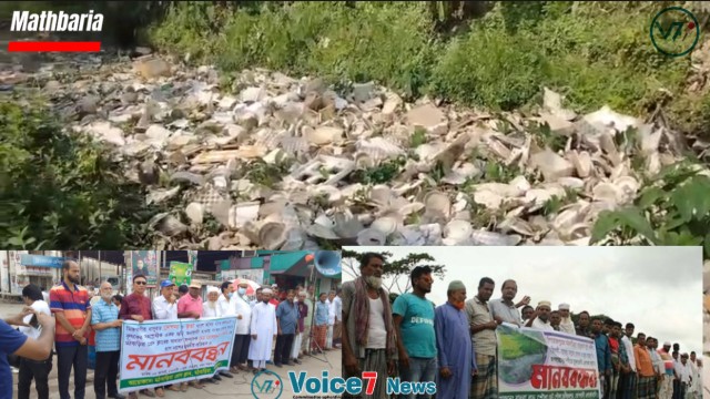 The locals have long staged human chain protests against the rules of rivers and canals, but it is said that they claim are receiving no help.