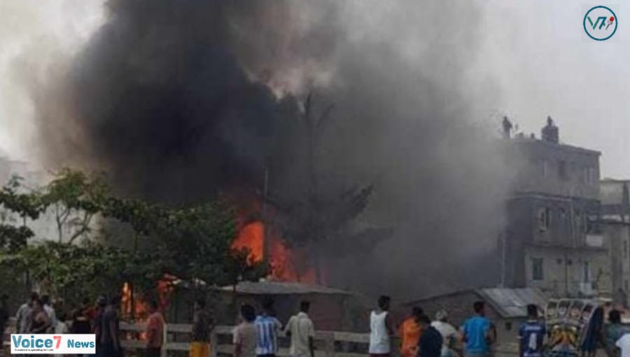 A Terrifying Fire Incident Strikes Firingibazar in Chittagong city