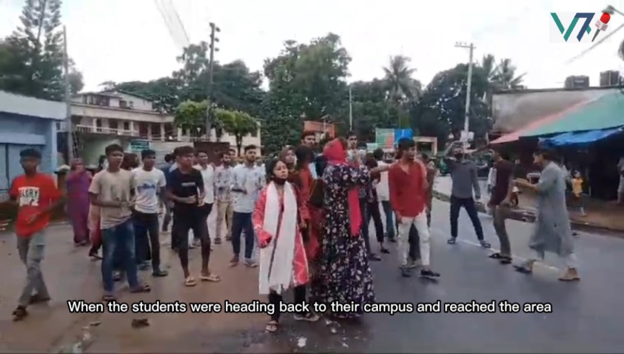 Students Attacked by Ruling Party Activists Amid Protest in Rangamati