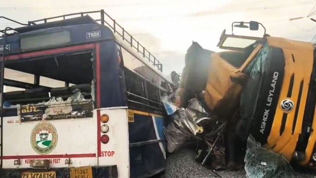 19 Killed in Horrific Road Accident in Telangana’s Vikarabad