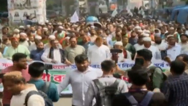 Eight-Party Alliance, Including Jamaat, Marches in Dhaka with Five-Point Demand