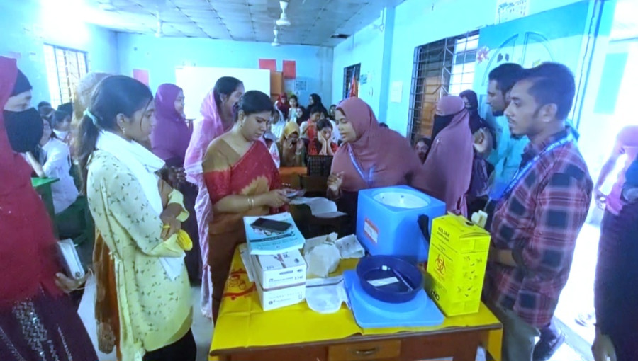 HVP Vaccination Program Launched in Jhalkathi to Prevent Cervical Cancer