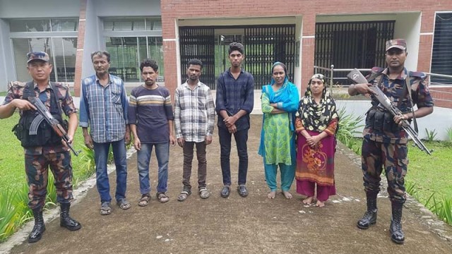 Six Bangladeshi nationals were reportedly pushed back by India’s Border Security Force (BSF) through the Dholai border in Kamalganj, Moulvibazar. The individuals were later detained by Border Guard Bangladesh (BGB). (Photo: Collected)