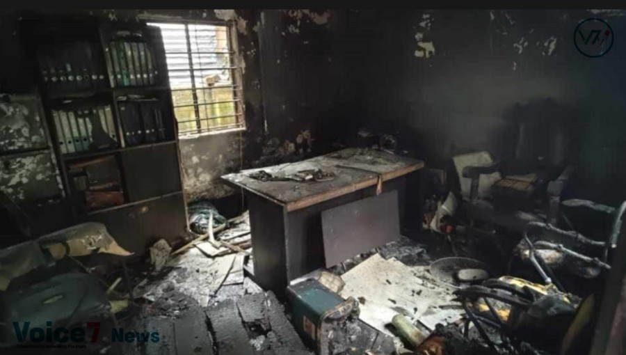 Church fire of Gallamari in Khulna, 5 rooms burnt