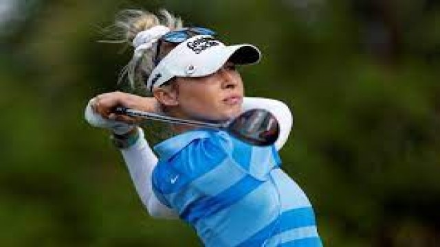 With a final-hour birdie binge, Korda wins the two-stroke LPGA Drive On lead