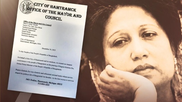 Street in Michigan Named After Former Prime Minister Khaleda Zia