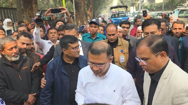 Tarique Rahman Meets Families Affected by Milestone School Plane Crash