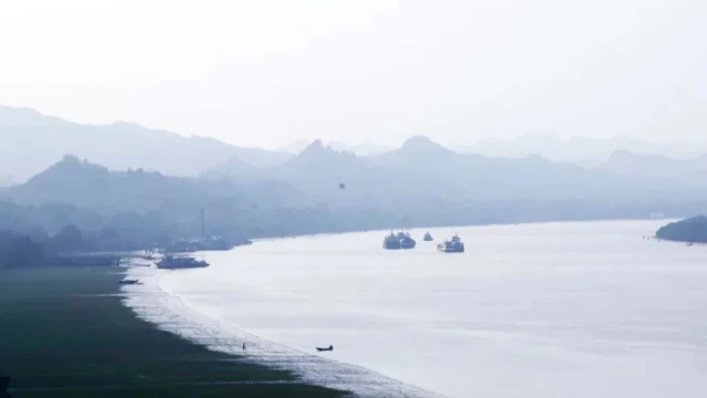 File photo: Naf River flows along the Bangladesh-Myanmar border region in Teknaf, Cox's Bazar.