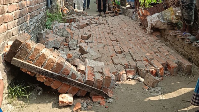 Newborn Killed as Wall Collapses During Earthquake in Narayanganj