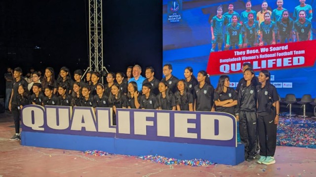 Bangladesh Women’s Team Honored After Historic Asian Cup Qualification