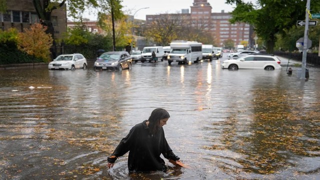 Heavy Rain Floods New York City, Two Dead