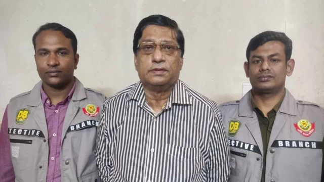 Eight were detained, among them BNP leader Nabiullah.