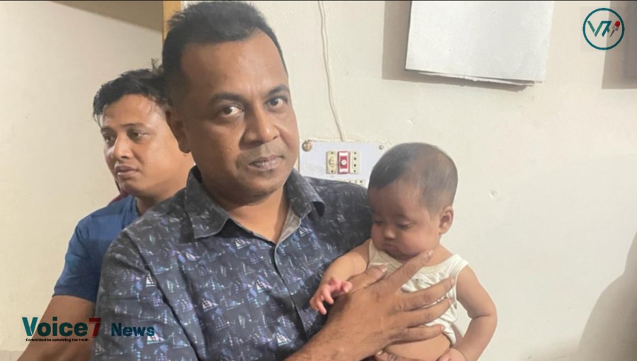 Rescued after 5 days of baby stealing in Ukhiya