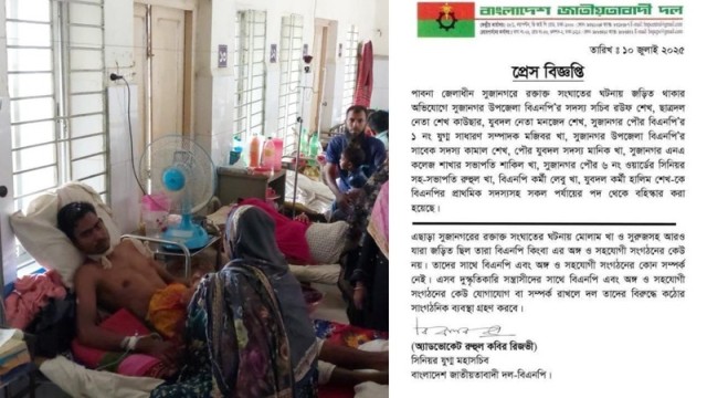 BNP Expels 10 Leaders, Including General Secretary, After Violent Clash in Pabna