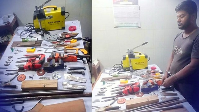 Illegal arms factory busted in Chatra Bil, Pabna; two arrested