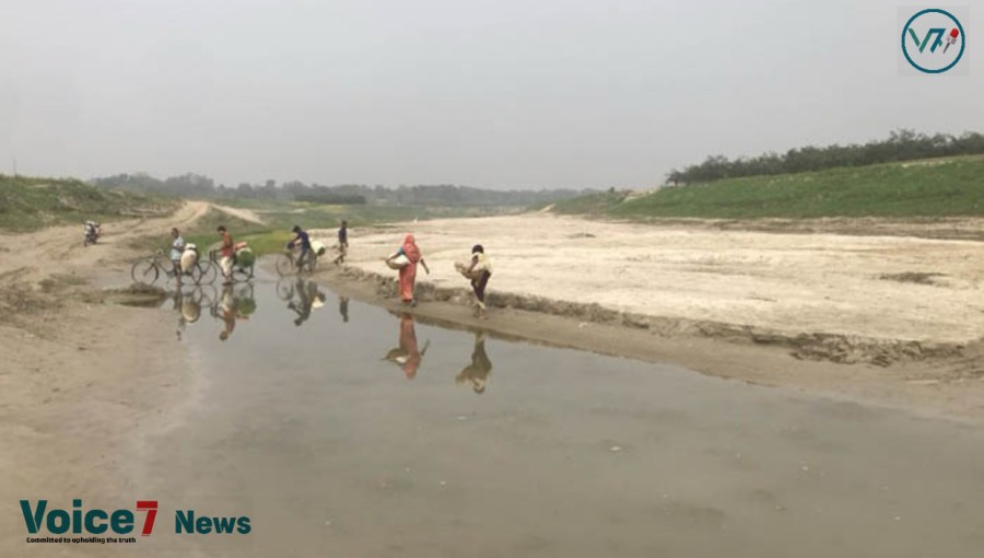 Padma river is now walkable way!