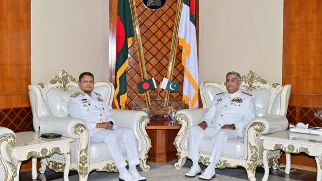 Pakistan Navy Chief Visits Bangladesh to Strengthen Bilateral Maritime Ties