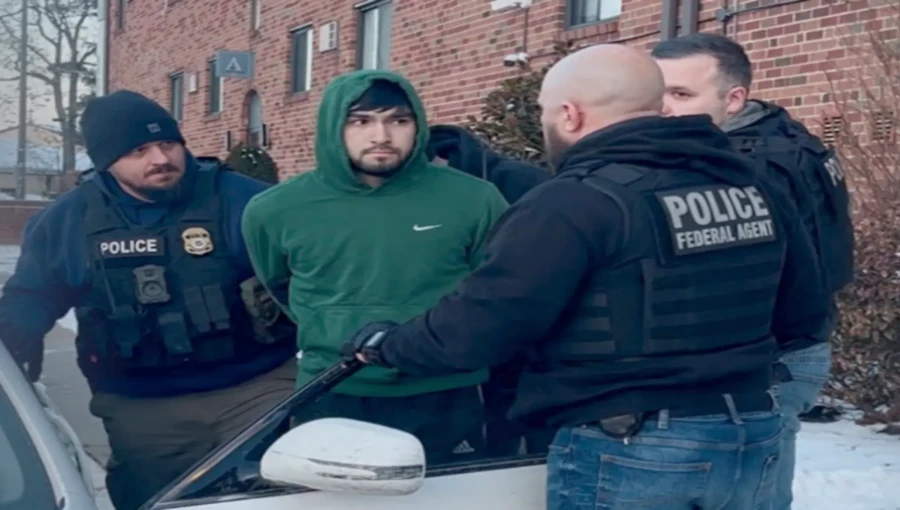 Kodir Mazhidov, a 22-year-old citizen of Tajikistan, was apprehended in Philadelphia by ICE for breaching the terms of his release from the agency’s custody.