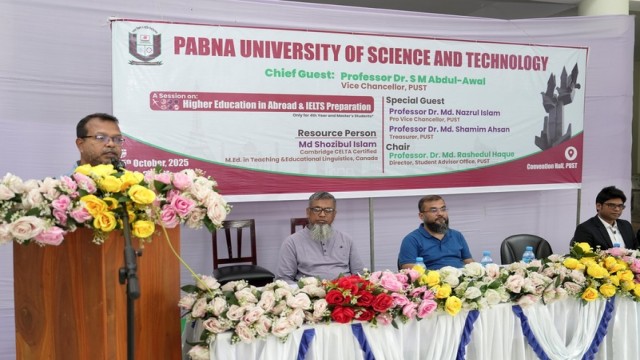 PSTU Hosts Seminar on Higher Education Abroad, IELTS Preparation