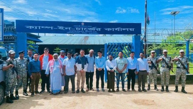 ASEAN Parliamentarians visit Rohingya refugee camps in Ukhiya, Cox’s Bazar to engage with community leaders and assess the humanitarian situation. Photo: Courtesy