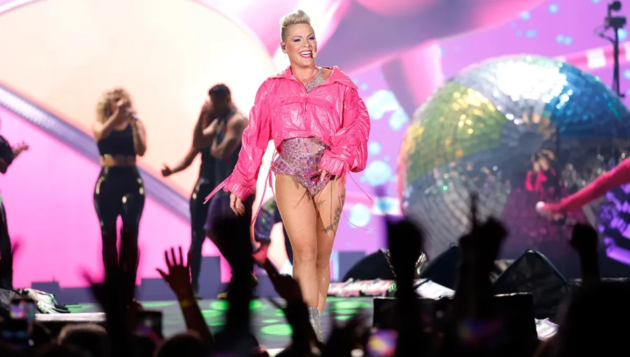 Pop superstar Pink announces the cancellation of her next four Summer Carnival Tour concerts due to "reasons beyond my control," expressing disappointment and gratitude to fans on social media.