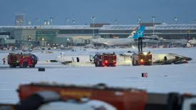 Delta Air Lines Jet Crash-Lands in Toronto, Leaving 17 Injured