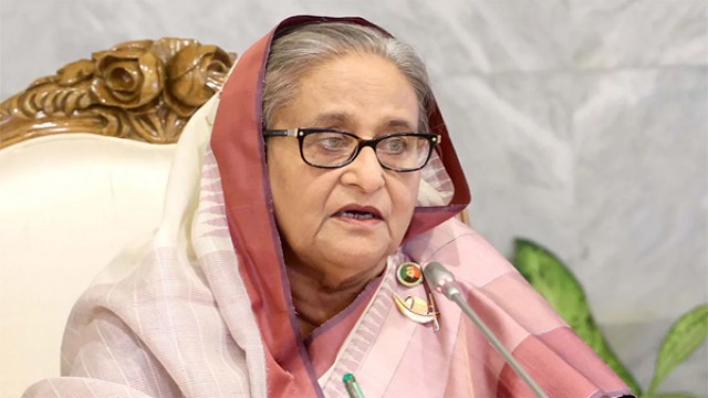 File image of Prime Minister Sheikh Hasina..