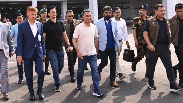 Prime Minister Tarique Rahman Arrives in Saidpur for Dinajpur Program