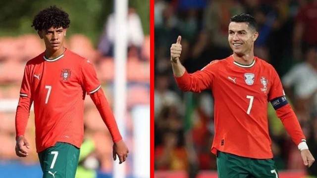 Cristiano Ronaldo Jr. Makes Debut for Portugal U-16 Team