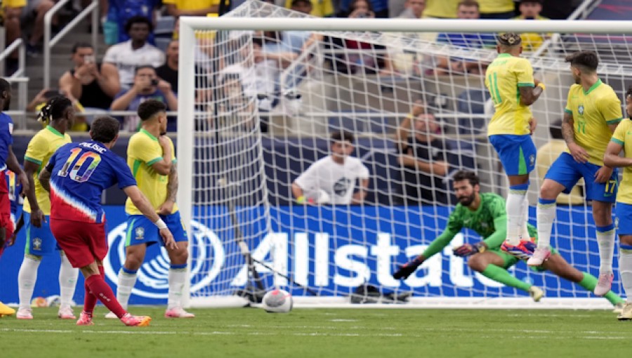 Pulisic's Free Kick Earns Draw Against Brazil After Colombia Rout