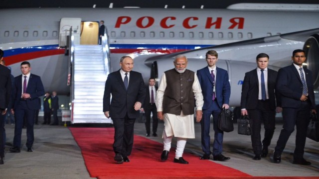 Russian President Vladimir Putin Arrives in India for Two-Day State Visit