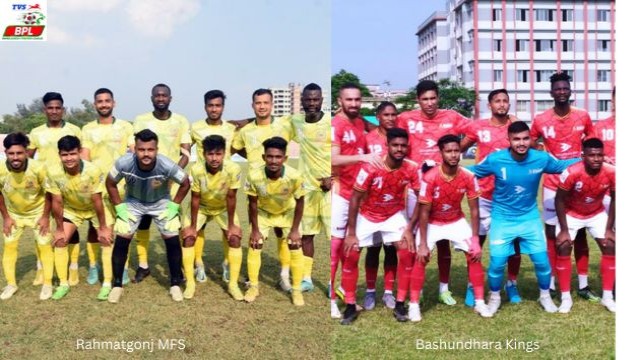 Bashundhara Kings play Rahmatganj MFS in BPL Football on Friday.