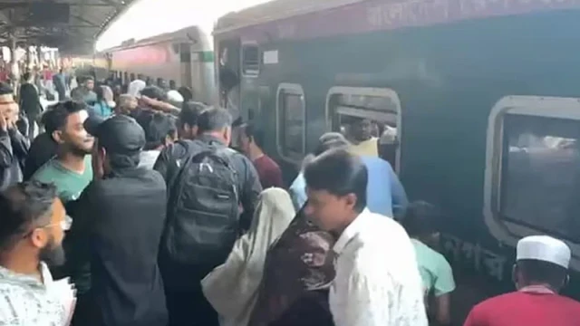 Child Loses Leg After Falling Under Train at Dhaka Airport Station