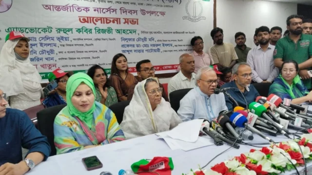 Ruhul Kabir Rizvi on Monday urged the interim government to take effective steps to improve healthcare services. Photo: UNB