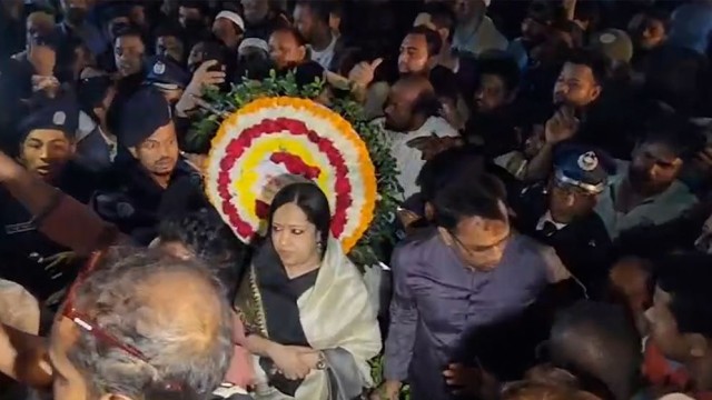 Rumin Farhana Alleges Obstruction at Shaheed Minar in Brahmanbaria