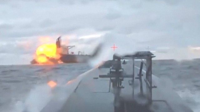 Ukraine Targets Another Russian Oil Tanker in Drone Strike