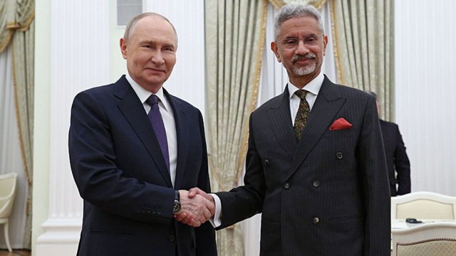 Jaishankar Meets Putin at Kremlin During Moscow Visit