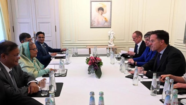 Bangladesh PM Sheikh Hasina held a bilateral meeting with her Netherlands Premier Mark Rutte.