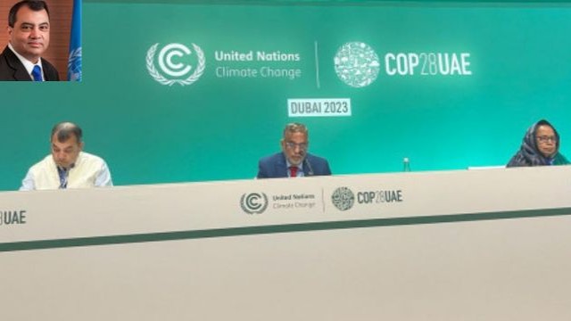 Bangladesh’s Saber Hossain Chowdhury delivers powerful message on climate change at World Government Summit