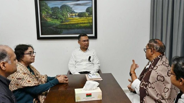 Tarique Rahman Calls for Peaceful Political Competition